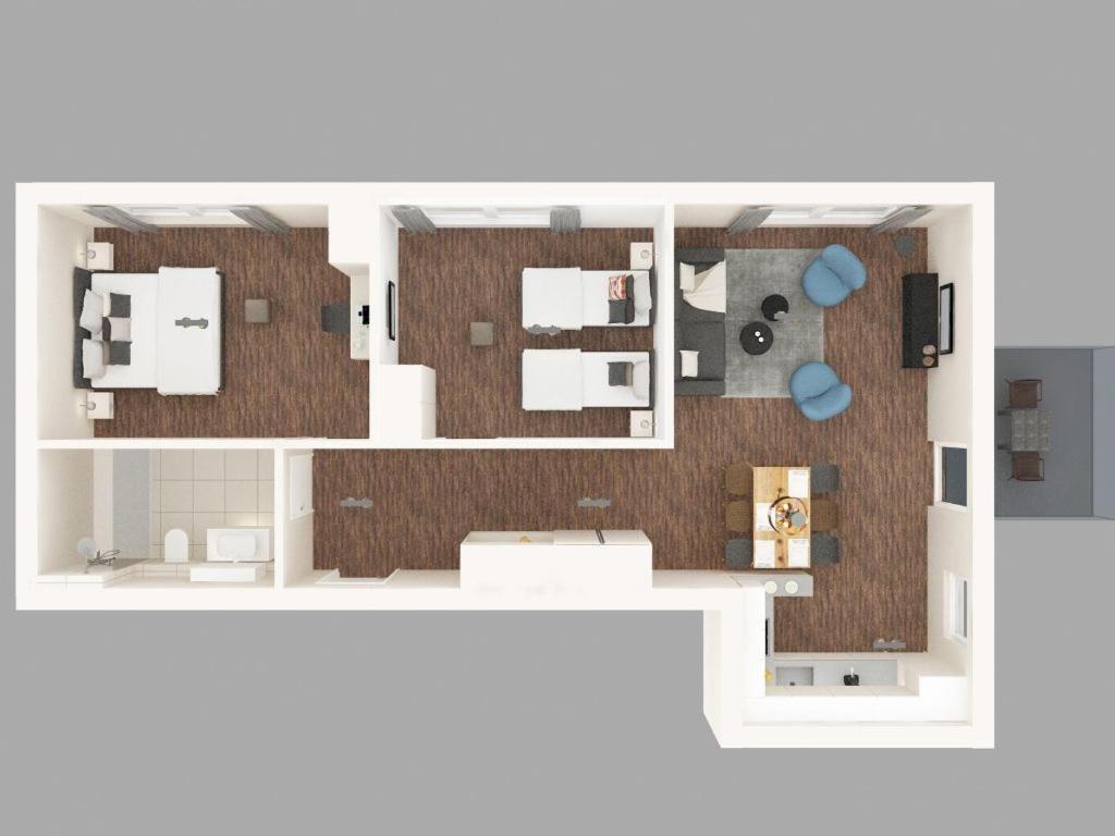 Apartmán Hafenspitze App 22 Wißmar Pokoj fotografie